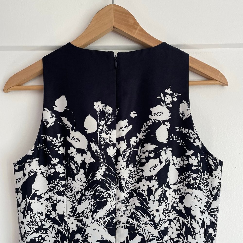 Donna Morgan Navy Fit-and-Flare dress - Picture 9 of 16